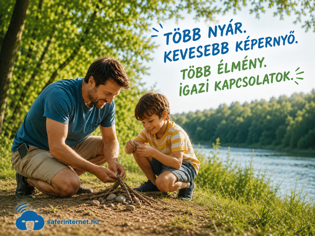 képernyőtudatos nyár