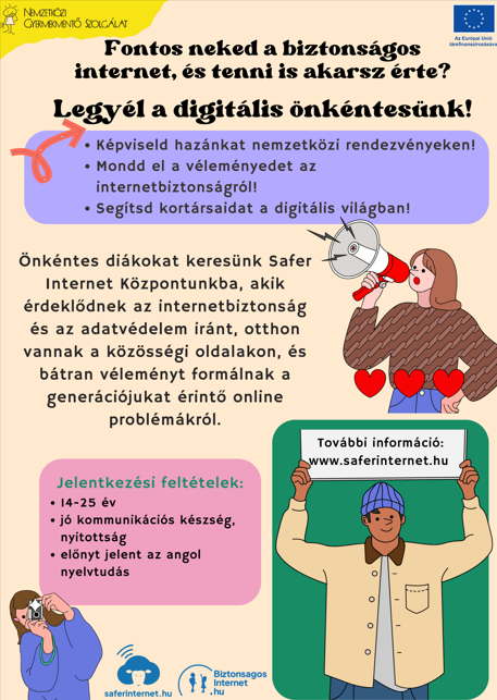 Legyél a digitális önkéntesünk!