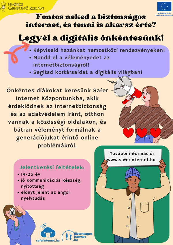 Legyél a digitális önkéntesünk!